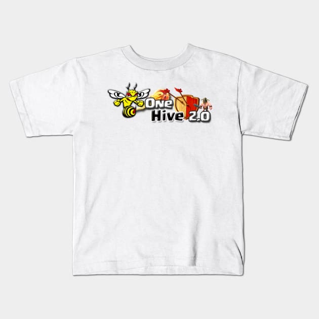 OneHive 2.0 Banner Kids T-Shirt by OneHiveClan